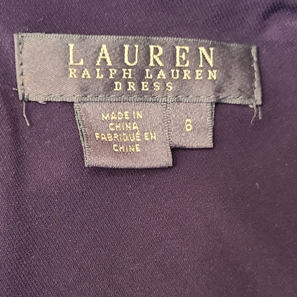 Lauren Ralph Lauren size 6 navy blue dress - Picture 9 of 10
